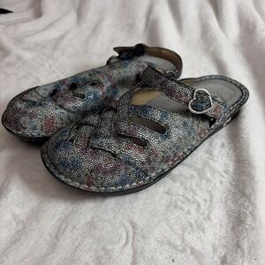 Algeria Jemma Spiro Multi Mary Jane Clogs Size 39